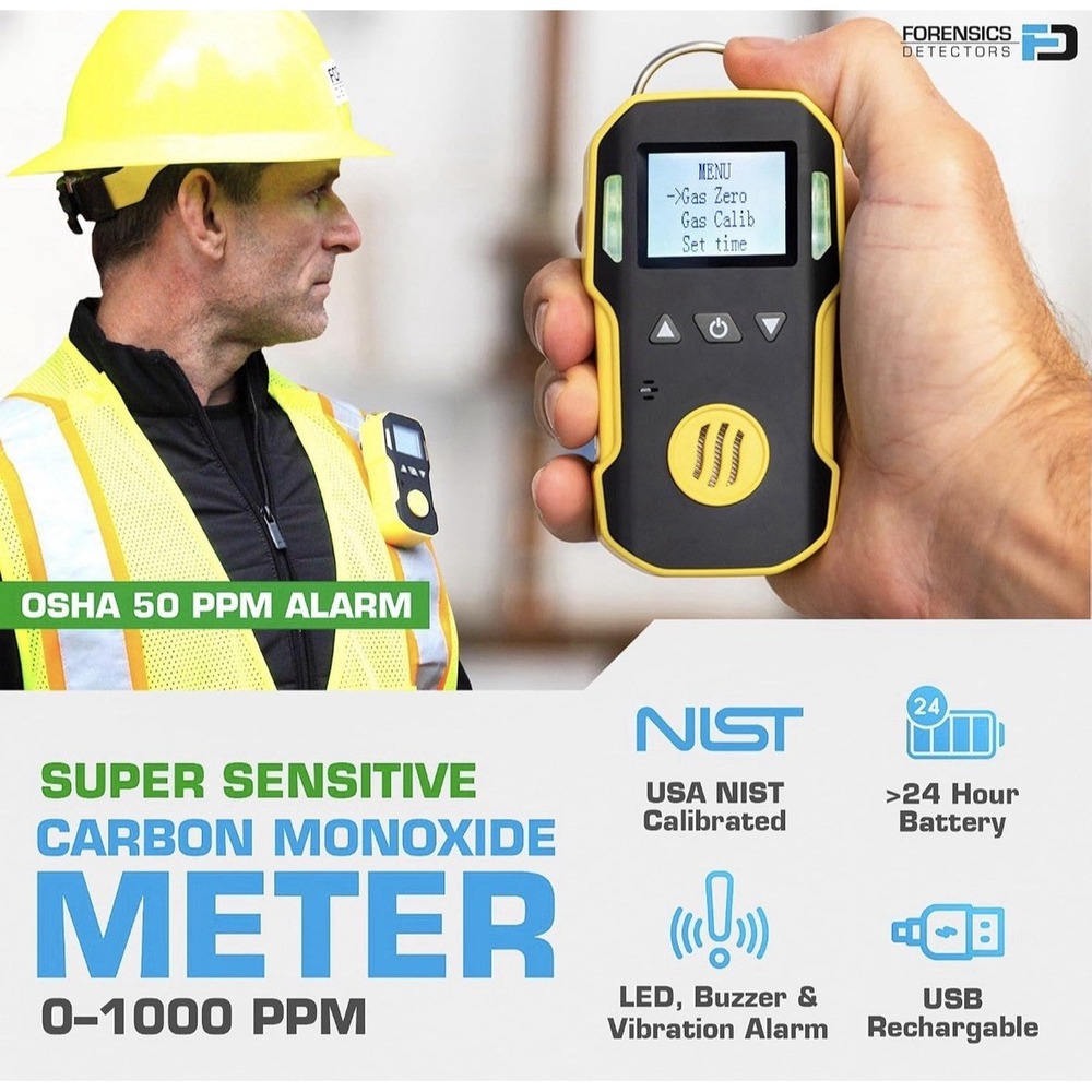 Forensics Detectors FD-90A Carbon Monoxide CO Meter (NEW)
